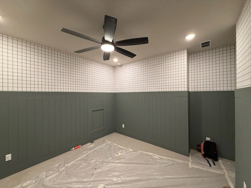 Luxury residential wallpaper installation in Eastlake, Chula Vista