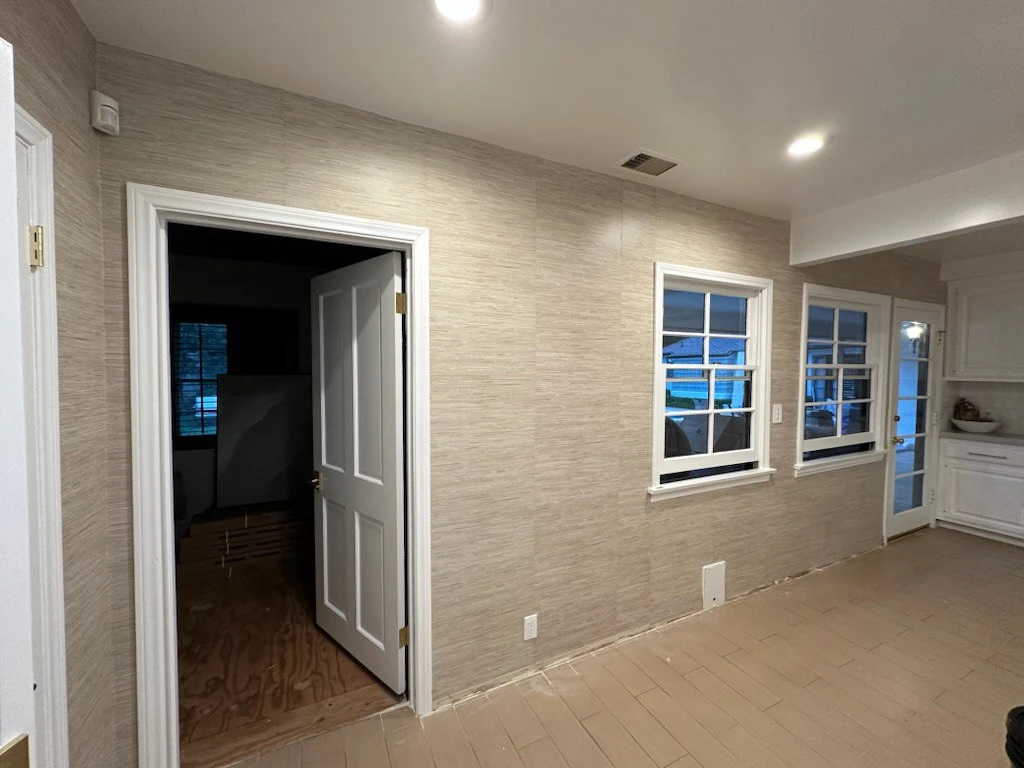 Professional wallpaper installation in Point Loma, San Diego